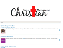 Tablet Screenshot of christianstressmanagement.com
